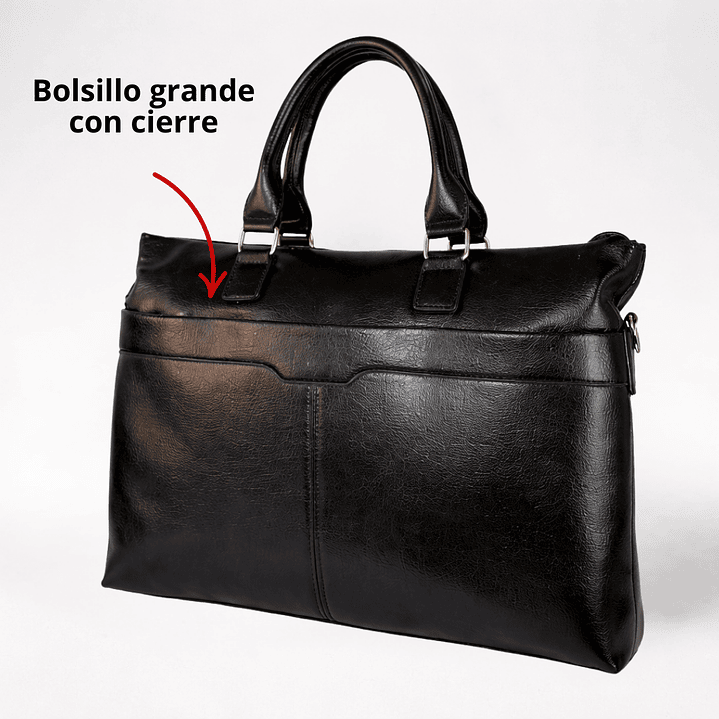 Bolso Maletín Eco Cuero (con capacidad para Pc 14