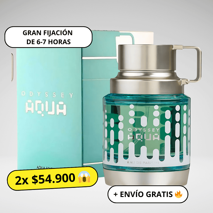 Odyssey Aqua 100ml: dupe Invictus Platinum Paco Rabanne 1
