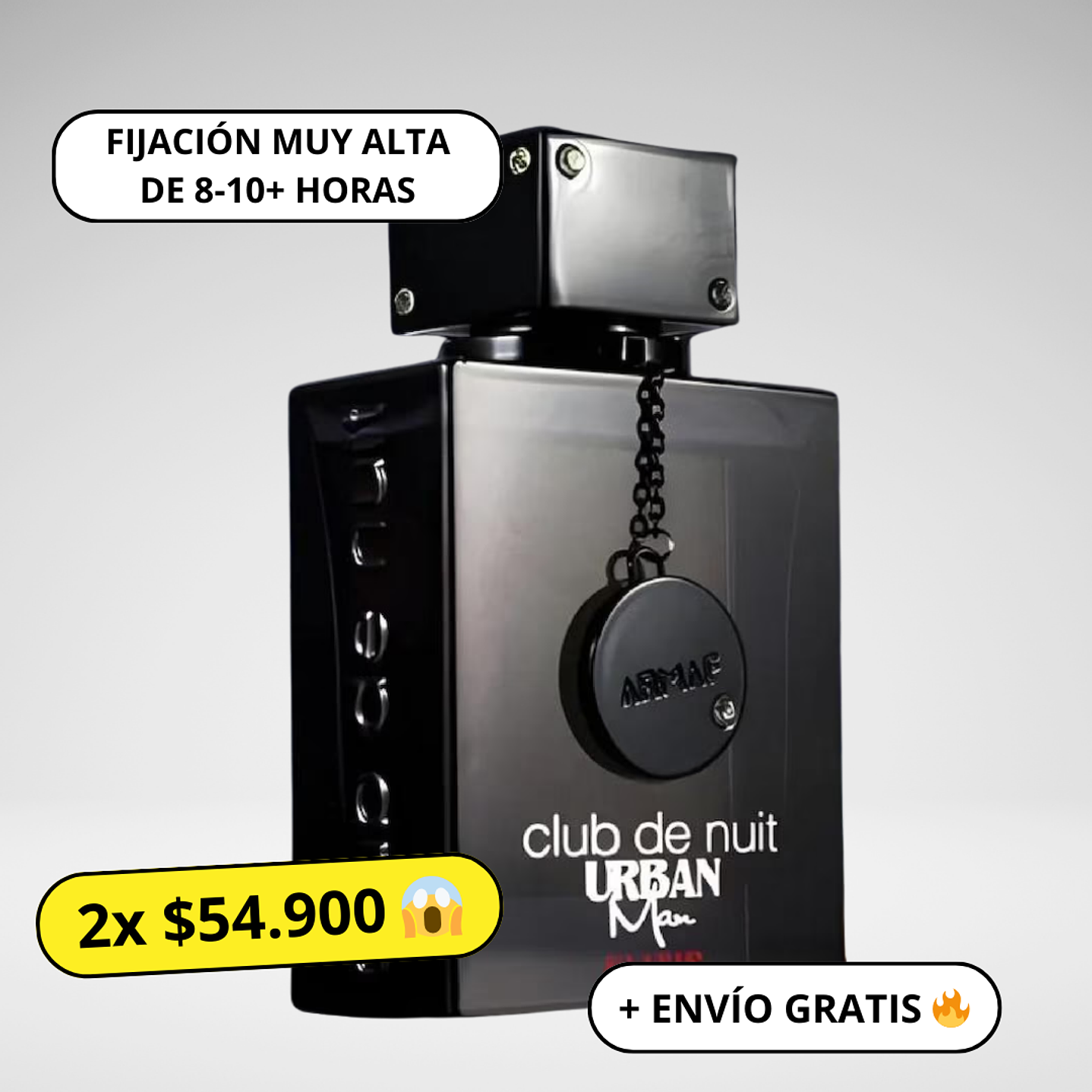 Club de Nuit Urban Elixir 105ml dupe: 70% Dior Sauvage y 30% Creed Aventus 1