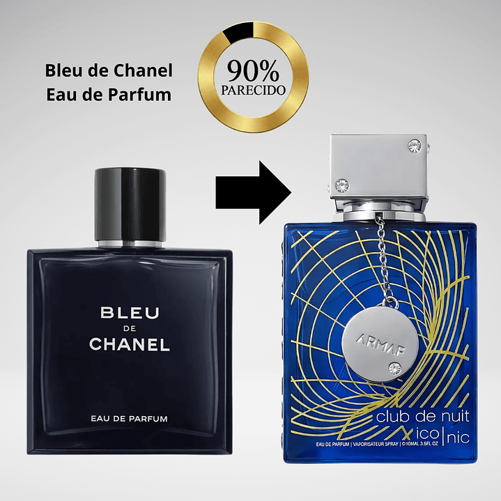 Club de Nuit Iconic 105ml dupe: Bleu de Chanel Eau de Parfum 2
