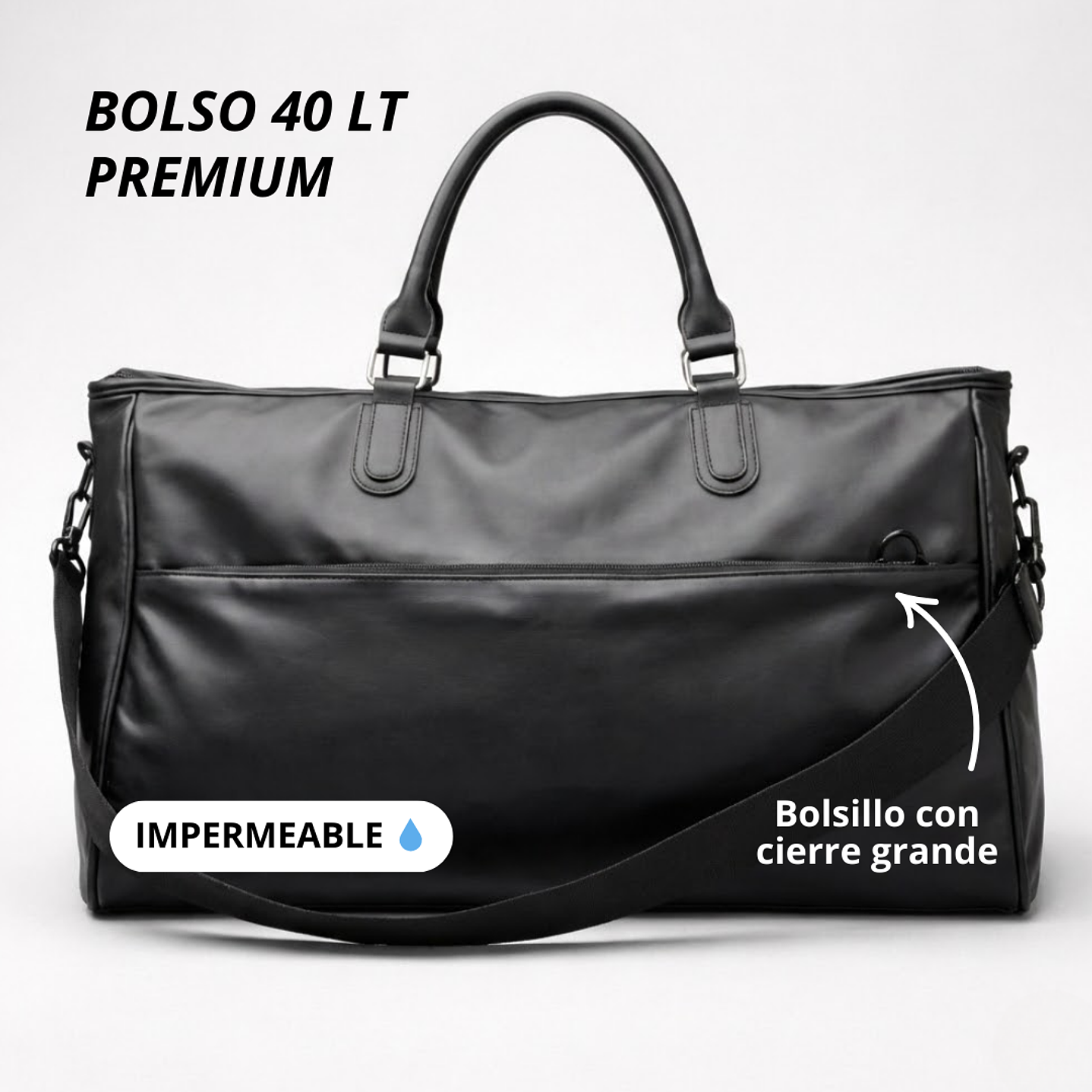 Pack Premium: Bolso de Lujo 40L + Maletín Eco Cuero + Billetera Viral + Envío Gratis 🔥 3