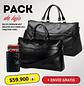 Pack Premium: Bolso de Lujo 40L + Maletín Eco Cuero + Billetera Viral + Envío Gratis 🔥 - Miniatura 1