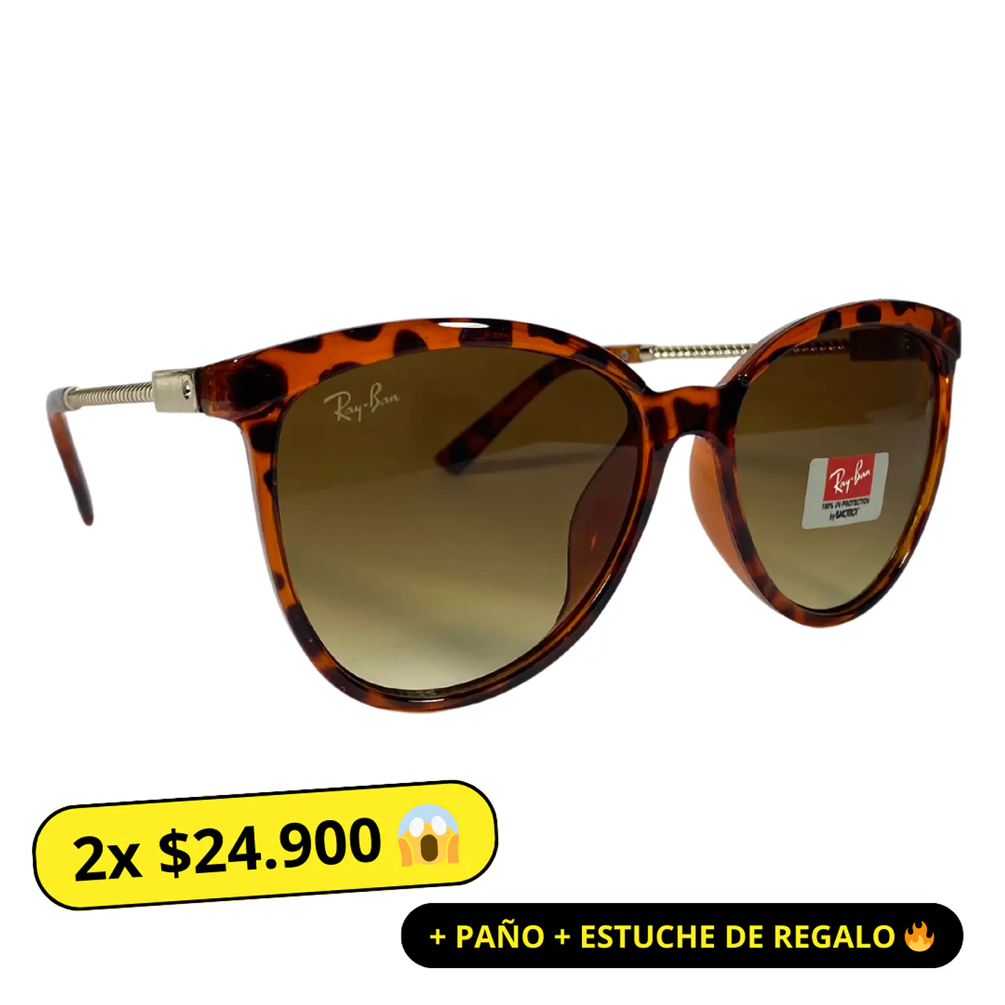 Lentes de Sol R&B AAA Café Mujer 1