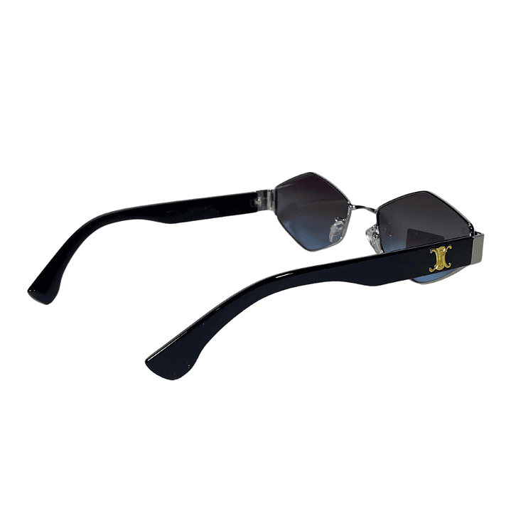 Lentes de Sol Premium Celine AAA Hexagonal Azulado 3