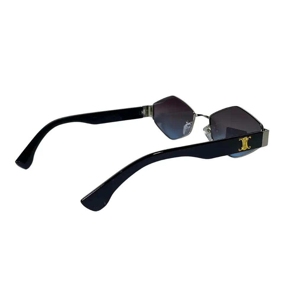 Lentes de Sol Premium Celine AAA Hexagonal Azulado 3