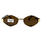 Lentes de Sol Premium Celine AAA Hexagonal Café - Miniatura 3