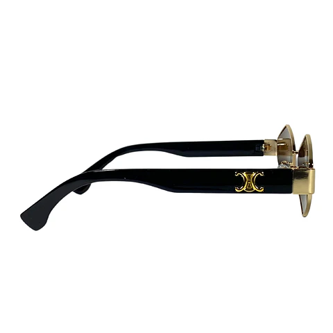 Lentes de Sol Premium Celine AAA Hexagonal Café