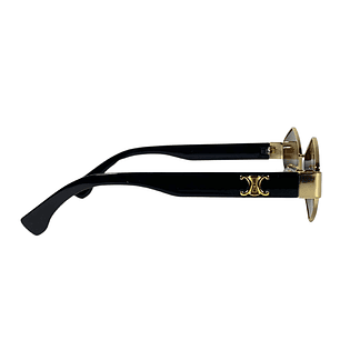 Lentes de Sol Premium Celine AAA Hexagonal Café