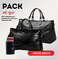 Pack Premium: Bolso de Lujo 40L + Maletín Cuero Vegano + Billetera Viral + Envío Gratis 🔥 - Miniatura 1