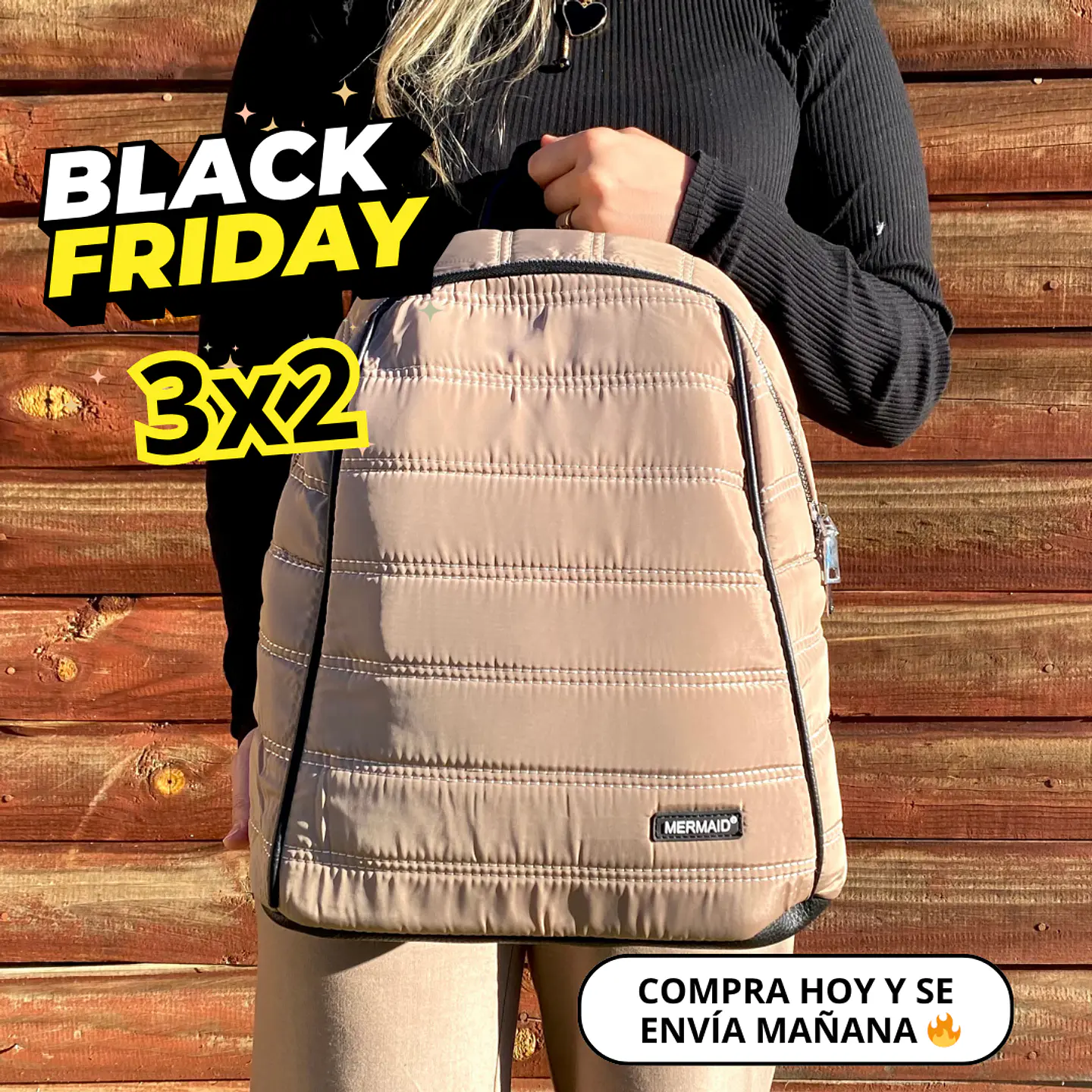 Mochila Puff Nude 1