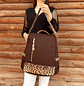 Mochila y Cartera Animal Print Café Antirrobo - Miniatura 5