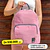 Mochila Puff Rosa (capacidad Pc 14
