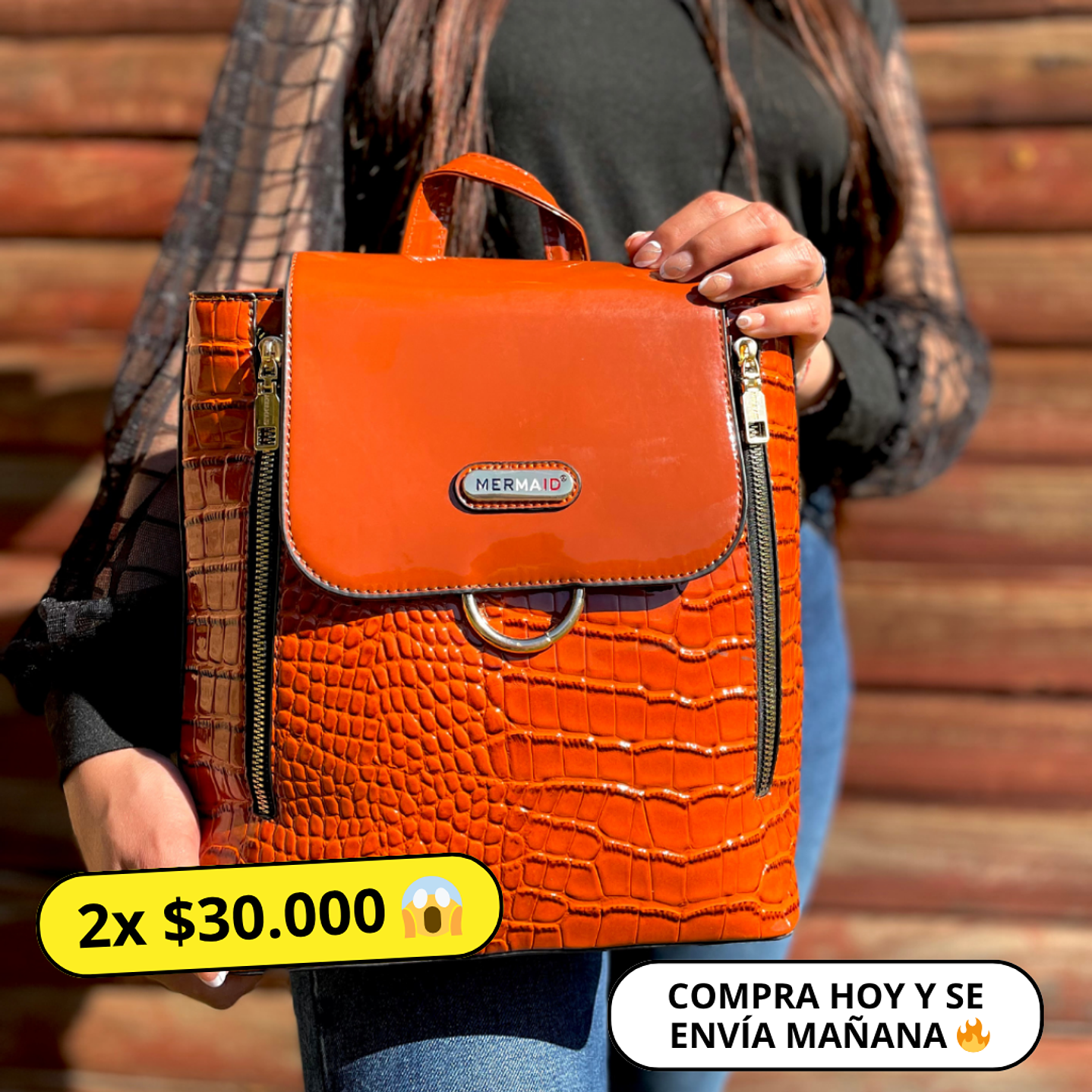 Mochila Charol  1