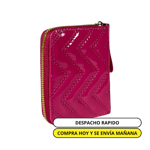 Billetera Charol Rosa