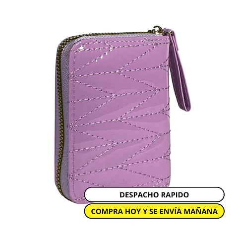Billetera Charol Lila 1