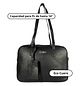 Cartera Maletín Eco Cuero Negro (capacidad para Pc 14