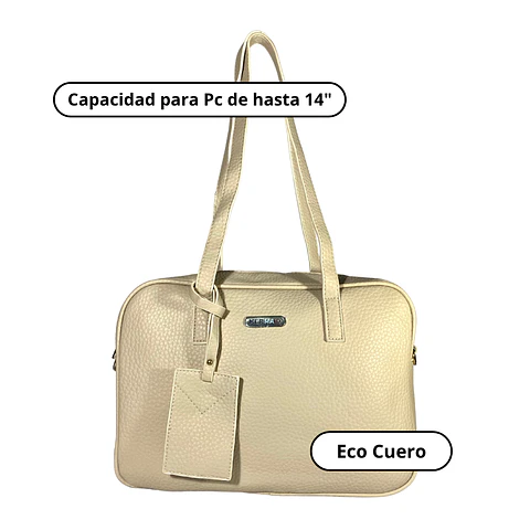 Cartera Maletín Eco Cuero (capacidad para Pc 14