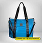 Bolso Tote puff azul (con capacidad para Pc 14