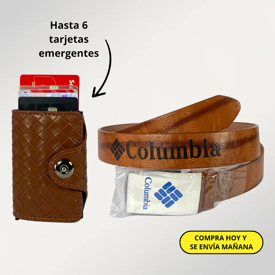 Pack Hombre: Billetera Viral + Cinturón  1