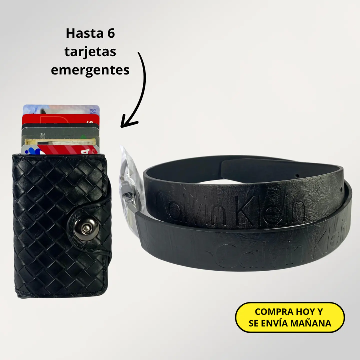Pack Hombre: Billetera Viral + Cinturón  2