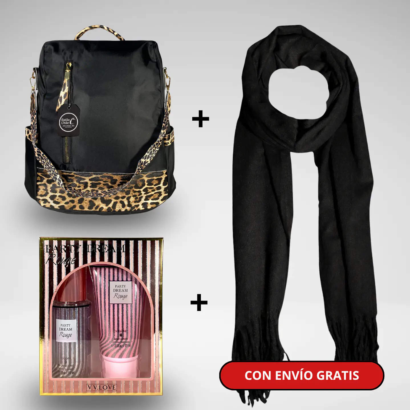Pack Día de la Mamá: Mochila Antirrobo + Bufanda + Pack Splash + Crema + Envío Gratis🔥 2
