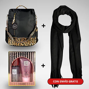 Pack Día de la Mamá: Mochila Antirrobo + Bufanda + Pack Splash + Crema + Envío Gratis🔥