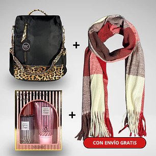 Pack Día de la Mamá: Mochila Antirrobo + Bufanda + Pack Splash + Crema + Envío Gratis🔥