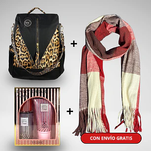 Pack Día de la Mamá: Mochila Antirrobo + Bufanda + Pack Splash + Crema + Envío Gratis🔥