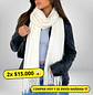 Bufanda Cachemira Blanca - Miniatura 1