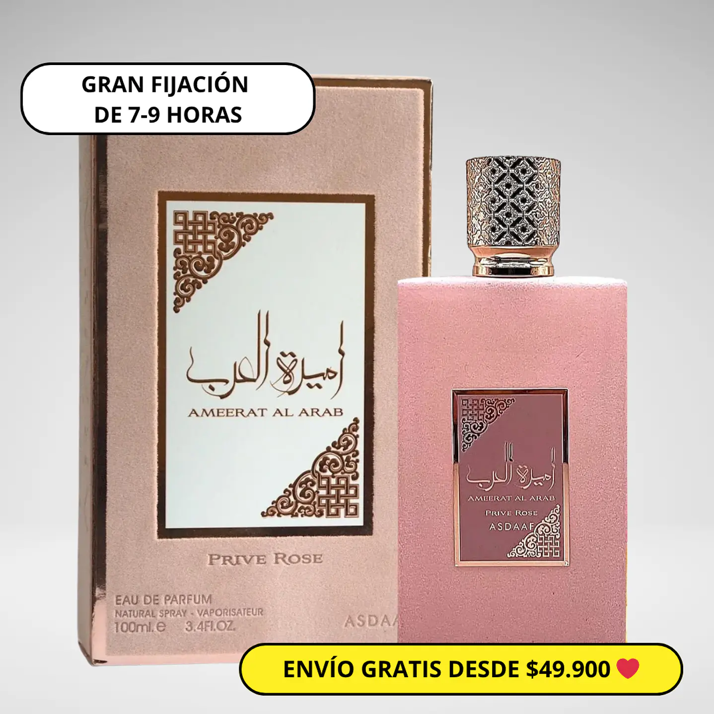 Lattafa Al Arab Prive Rose 100ml 1