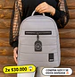 Mochila Puff Gris - Miniatura 1