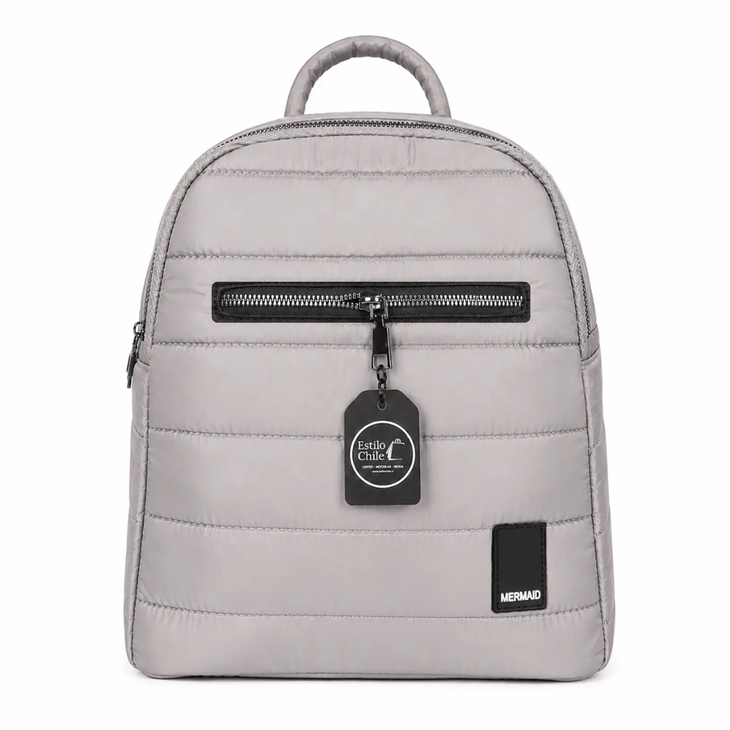 Mochila Puff Gris 2