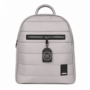 Mochila Puff Gris