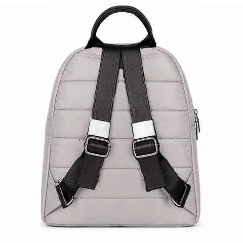 Mochila Puff Gris 3