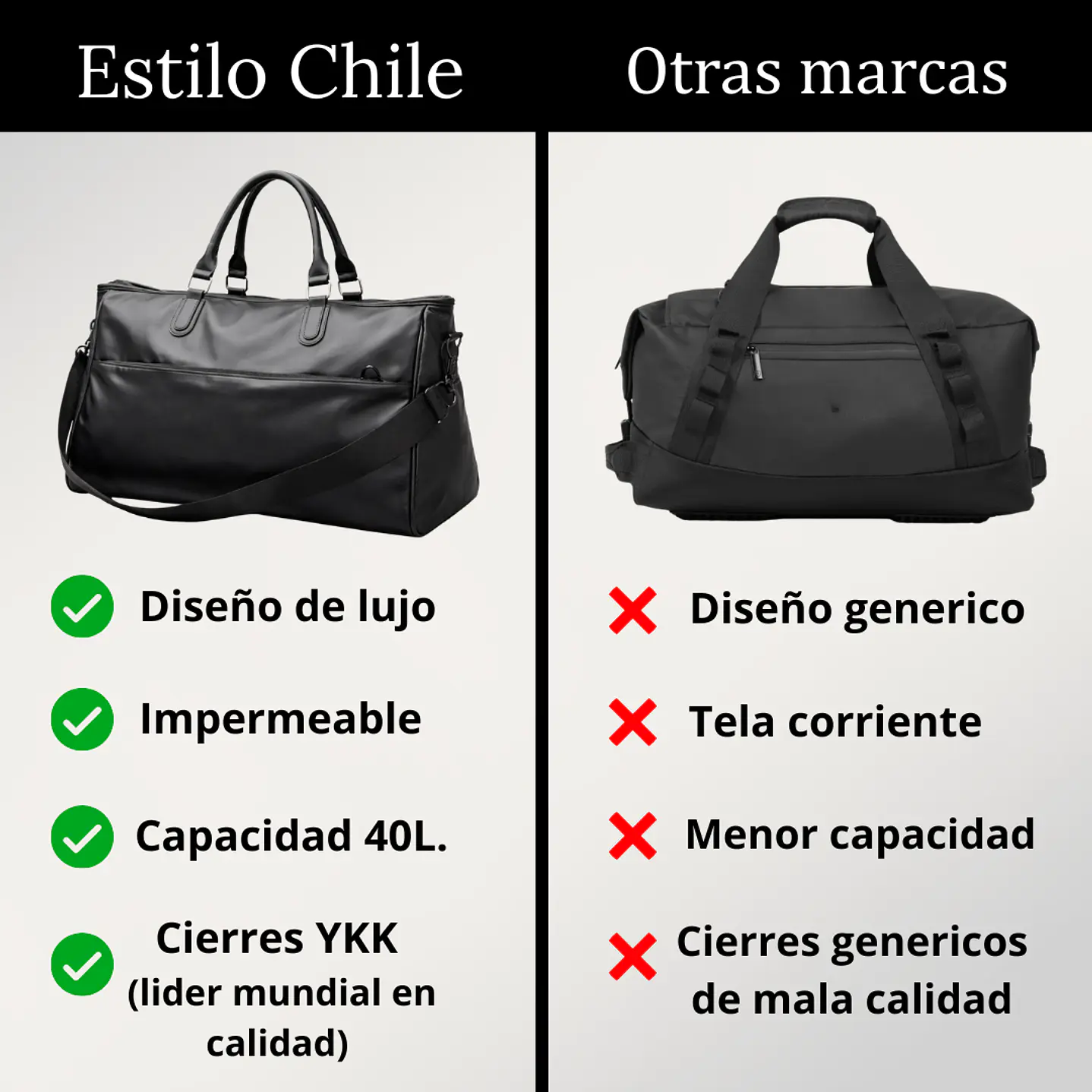 Pack Premium: Bolso de Lujo 40L + Billetera Viral + Bufanda + Envío Gratis 🔥 3