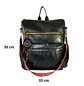 Mochila y Cartera Impermeable Negra (Capacidad Pc 14