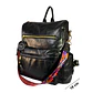 Mochila y Cartera Impermeable Negra (Con capacidad para Pc 14
