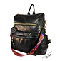 Mochila y Cartera Impermeable Negra (Capacidad Pc 14