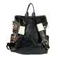 Mochila y Cartera Impermeable Negra (Con capacidad para Pc 14
