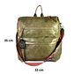 Mochila y Cartera Impermeable Verde (Capacidad Pc 14