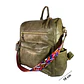 Mochila y Cartera Impermeable Verde (Capacidad Pc 14