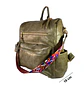 Mochila y Cartera Impermeable Verde (Capacidad Pc 14