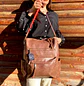 Mochila y Cartera Impermeable Café Oscuro (Capacidad Pc 14