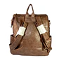 Mochila y Cartera Impermeable Café Oscuro (Capacidad Pc 14