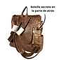 Mochila y Cartera Impermeable Café Oscuro (Capacidad Pc 14