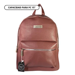 Mochila Impermeable Rosa (Capacidad Pc 15