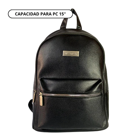 Mochila Impermeable Negra (Capacidad Pc 15