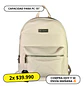 Mochila Impermeable Blanca (Capacidad Pc 15