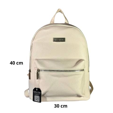 Mochila Impermeable Blanca (Capacidad Pc 15