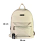 Mochila Impermeable Blanca (Capacidad Pc 15